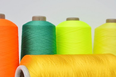 新丝维色纺彩色各种规格涤纶丝DTY75D/36F高中低弹轻重网络丝